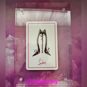 Christian Louboutin Framed Playing Card (NWOT)